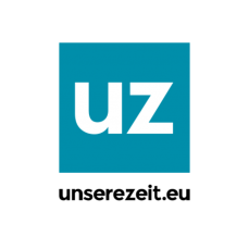 Unsere Zeit, Logo